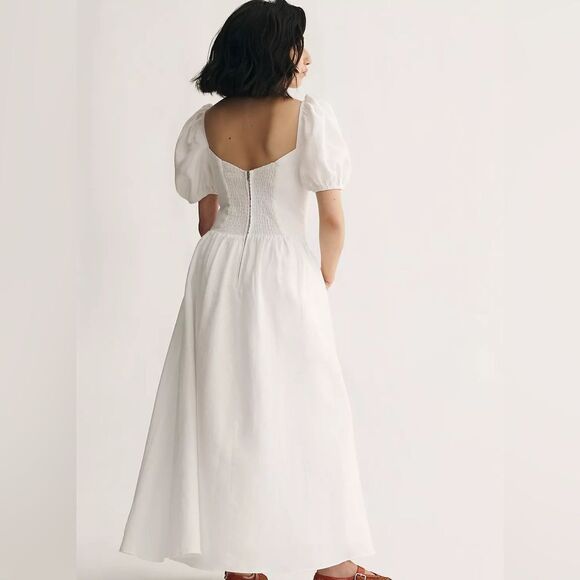 Reformation Davila Linen Midi Dress NWT - Picture 4 of 13